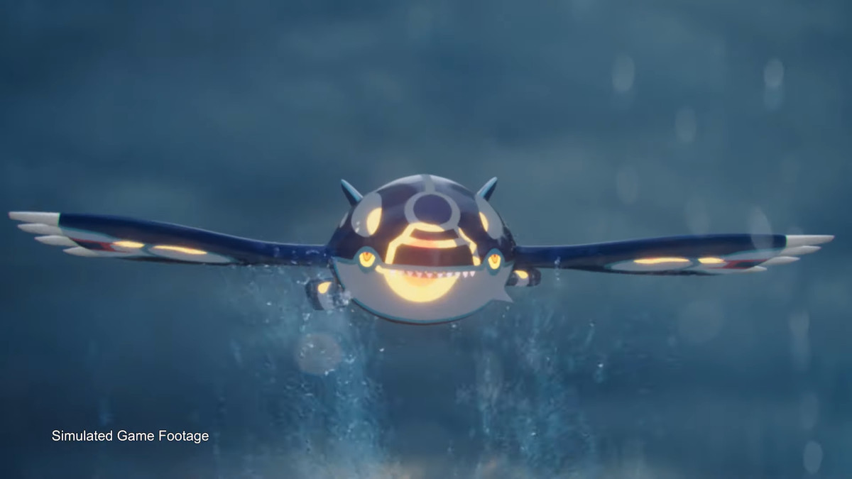 Filmati promozionali di Archeo Kyogre in Pokémon Go