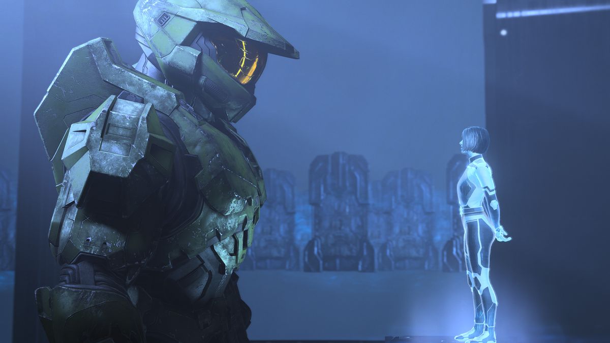Master  Il capo e l'arma (Cortana) in Halo Infinite