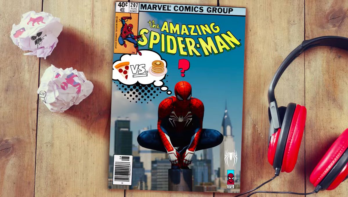 Spider-Man - copertina del fumetto in modalità foto