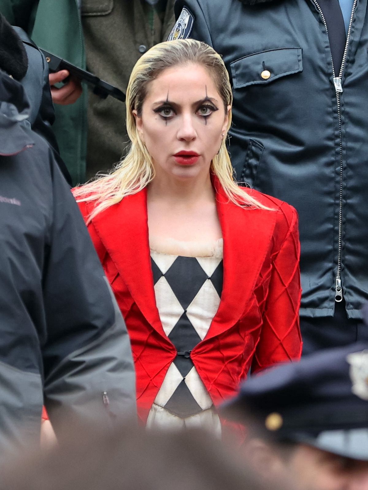 Lady Gaga sul set del film 