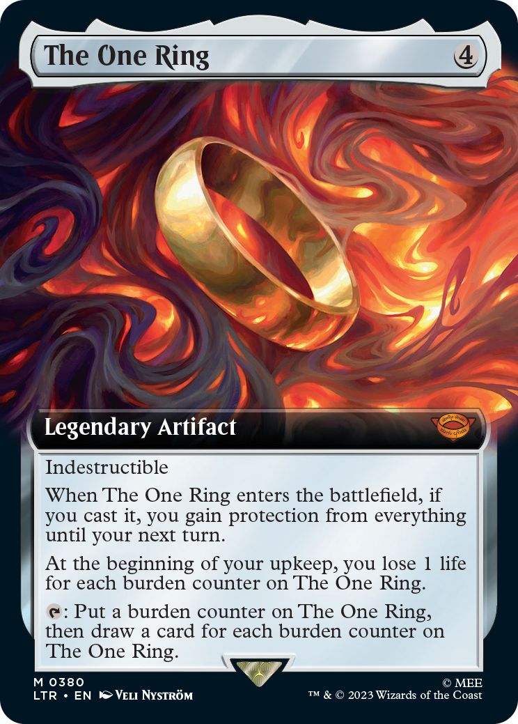 Magic: The Gathering's card per The One Ring, un artefatto leggendario indistruttibile