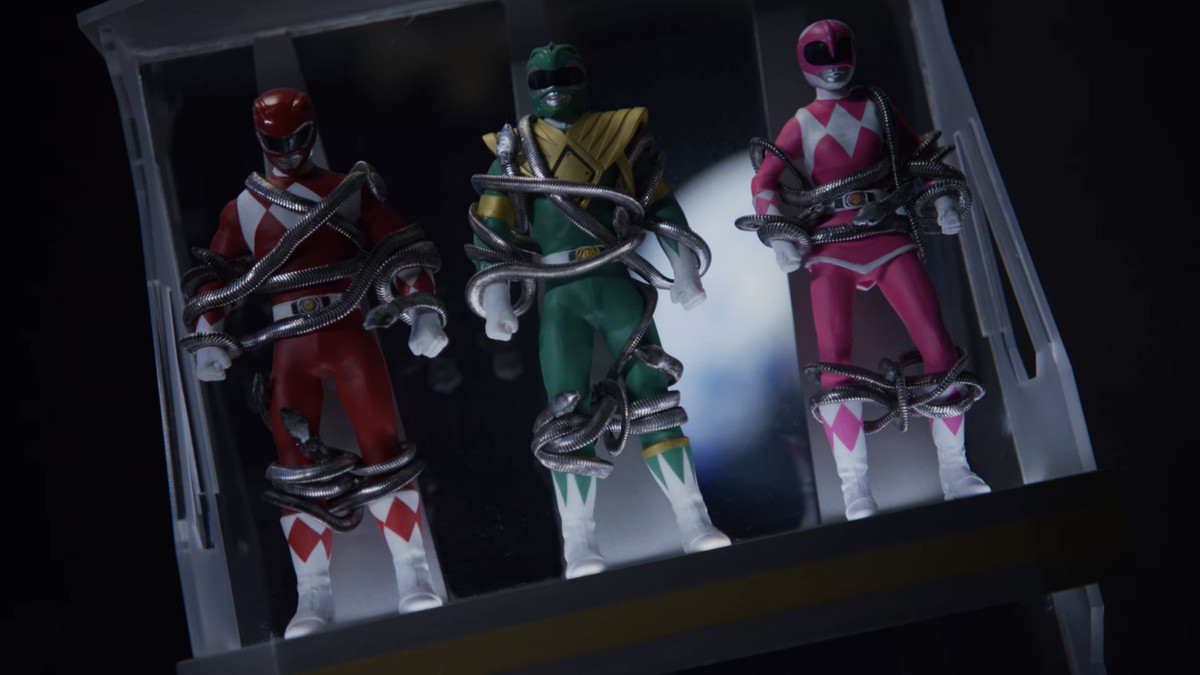 Power Rangers (action figures) tenuti prigionieri da Robo Rita