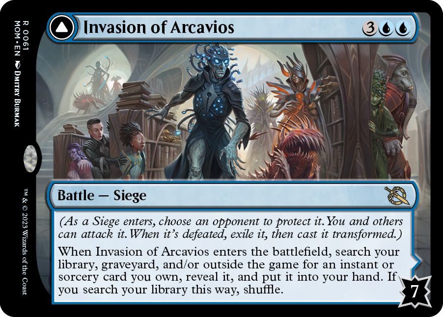 L'invasione della battaglia di Arcavios, un assedio, ha 7 difese.
