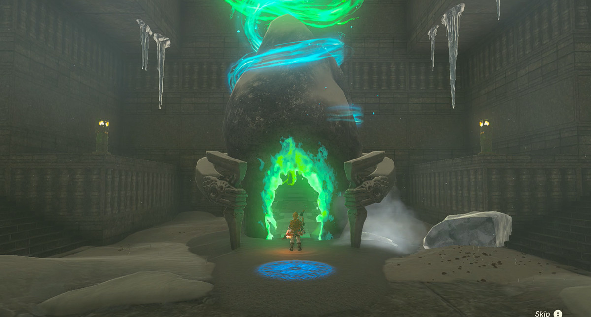 L'apertura del Santuario Mayaotaki in Zelda: Tears of the Kingdom