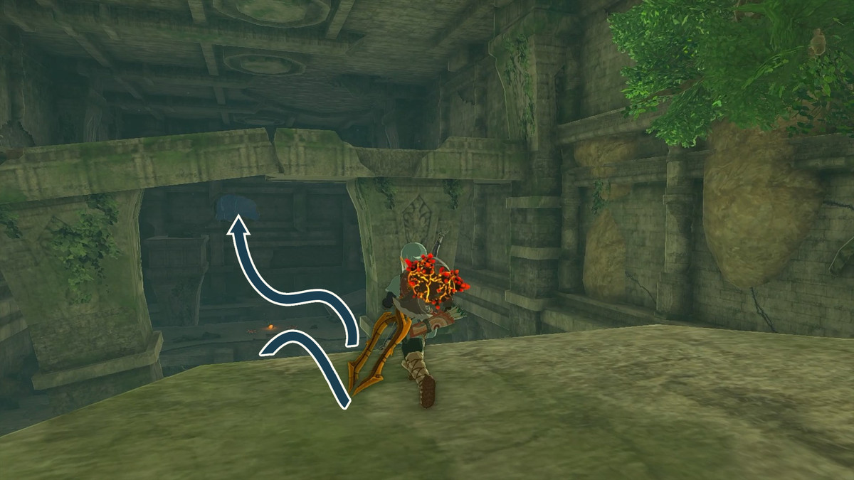 Attraversa il Tempio Dimenticato per trovare Impa in The Legend of Zelda: Tears of the Kingdom.