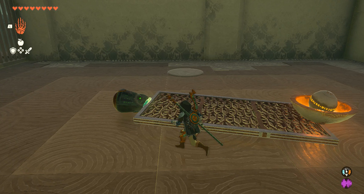 Il dispositivo fuso insieme nel Santuario Makasura in The Legend of Zelda: Tears of the Kingdom