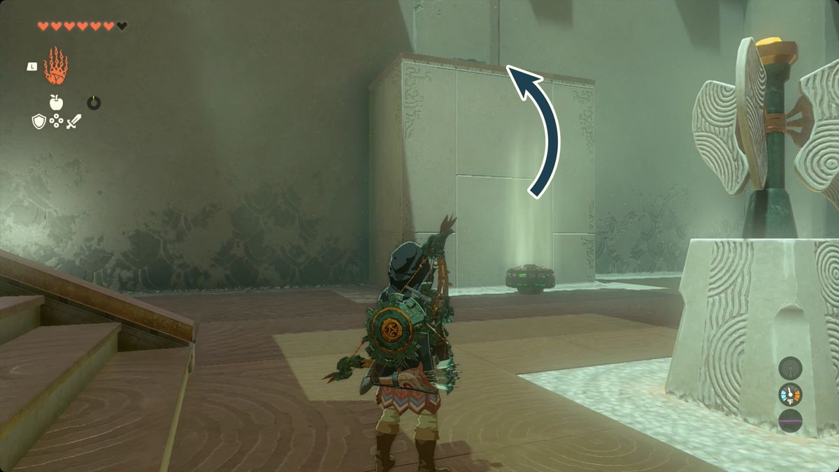 The Legend of Zelda: Tears of the Kingdom Link crea una corrente ascensionale con un fan di Zonai.