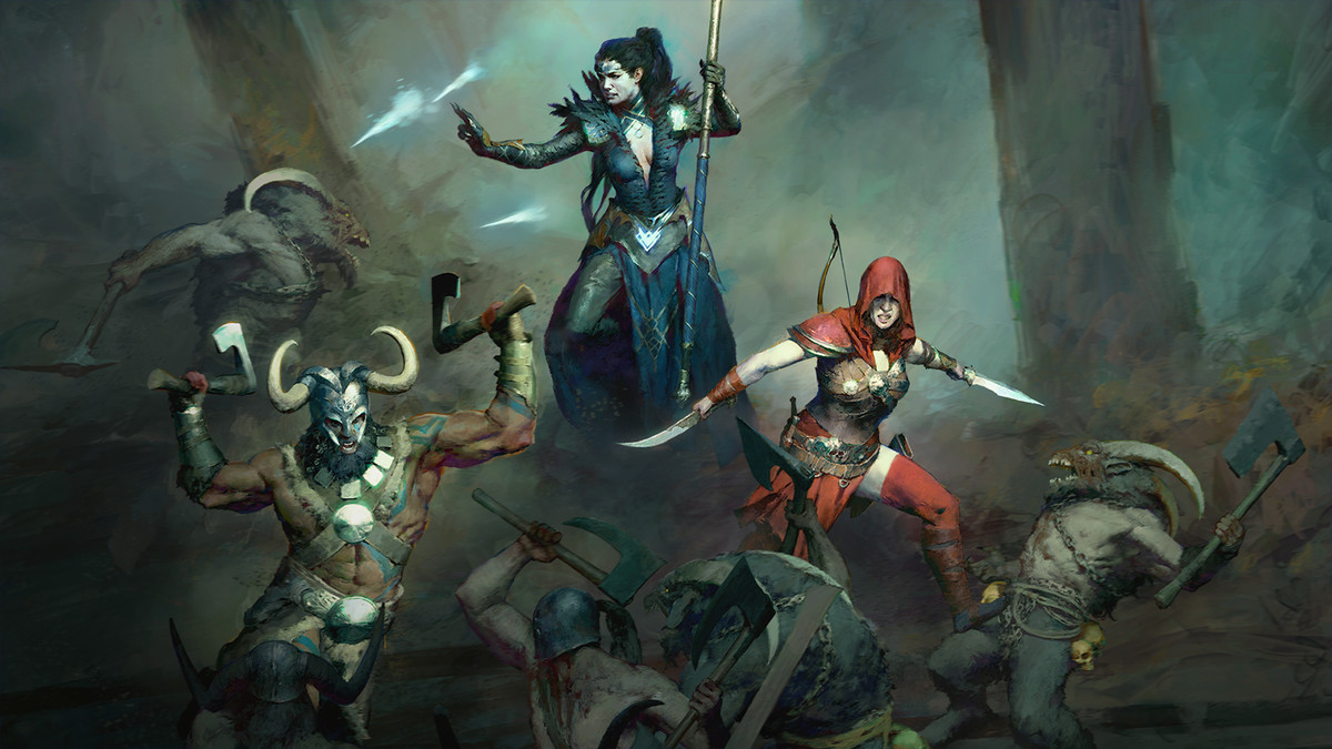Le classi Negromante, Barbaro e Ladro di Diablo 4 combattono i nemici