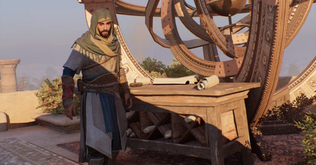 Scelta di "A Life's Work" e posizione delle pagine in Assassin's Creed Mirage