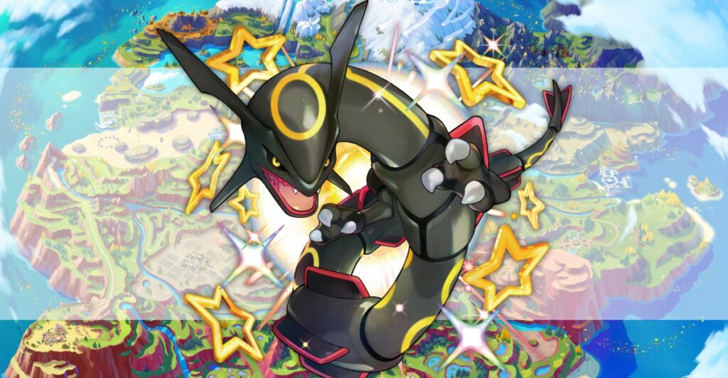 Come ottenere Rayquaza brillante in Pokémon Scarlet e Violet