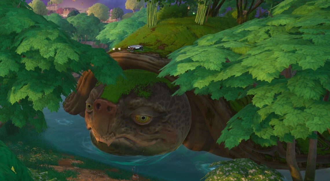 Dov'è la tartaruga gigante in Fortnite?