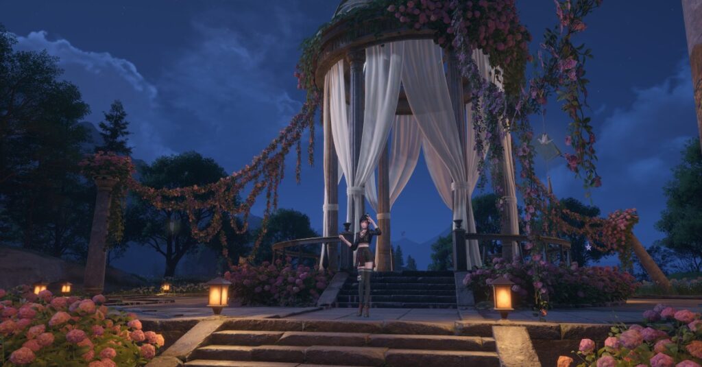 Dove trovare il gazebo del cigno in Infinity Nikki