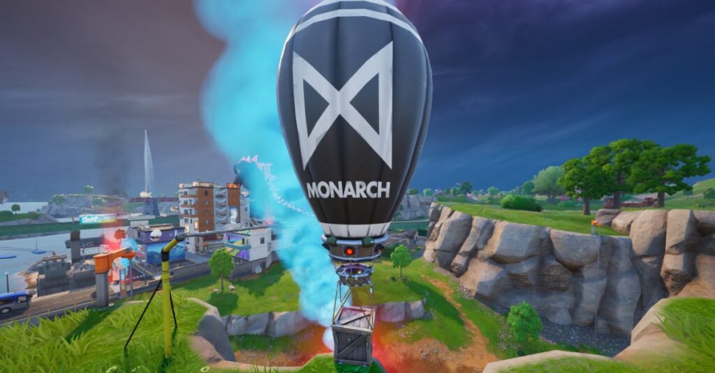 Come cercare il calo della fornitura di Monarch a Fortnite