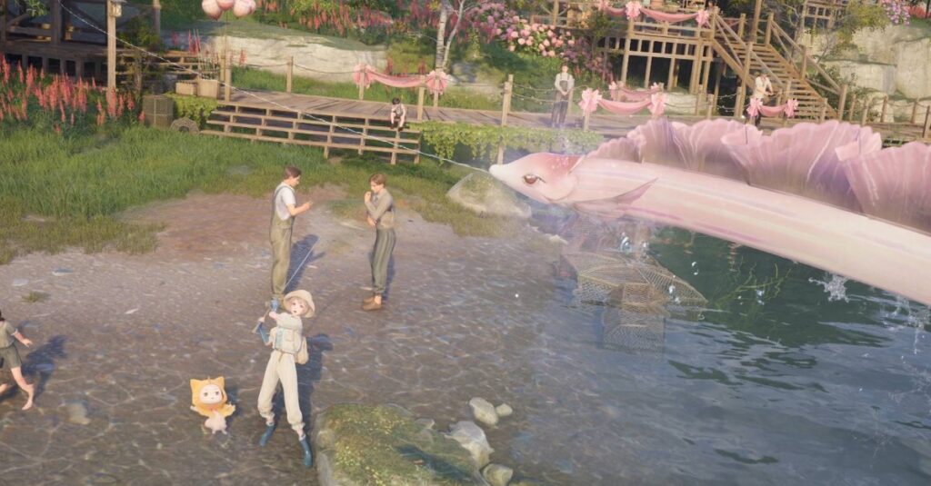 Come ottenere le anguille del nastro rosa in Infinity Nikki