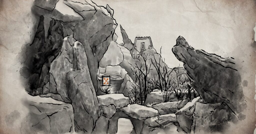 La lama che affoga la posizione della mappa del tesoro e la soluzione in dichiarazione