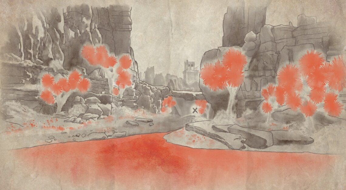 Seafarer's Boots Treasure Map Pocay and Solution in Whated