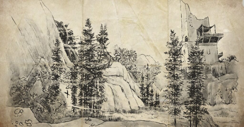 Tasche pratiche Treasure Map Posizione e soluzione in dichiarato