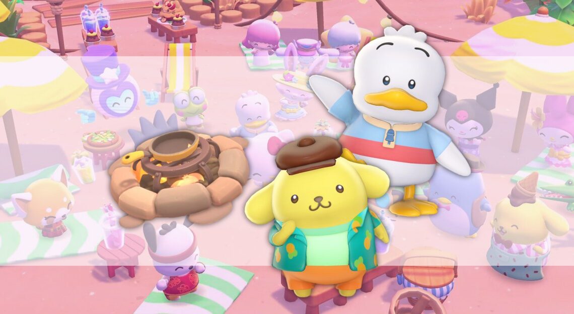 Tutte le ricette della stazione della padella di uova in Hello Kitty Island Adventure