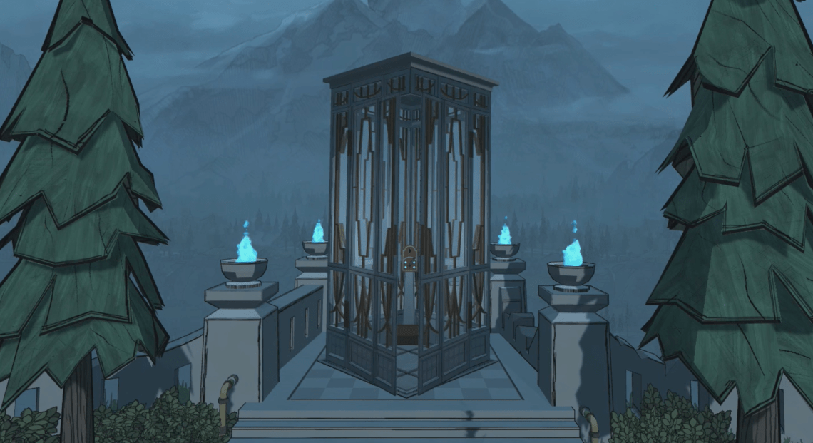 Come illuminare tutti e quattro i bracieri blu in Blue Prince