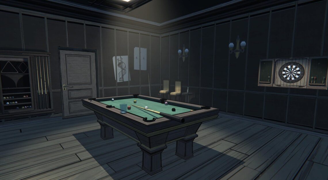 Come risolvere il puzzle del dardo della stanza del biliardo in Blue Prince