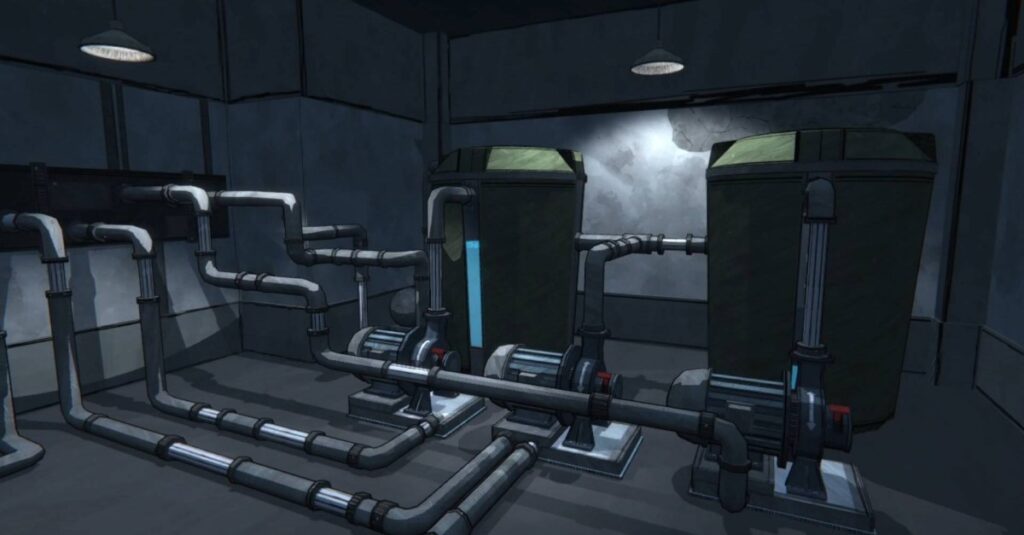 Come usare la stanza della pompa in Blue Prince