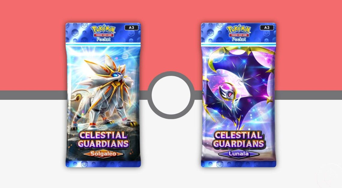 Tutte le carte Celestial Guardians nella tasca di Pokémon TCG