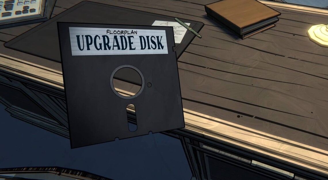 Tutte le posizioni del disco di aggiornamento in Blue Prince