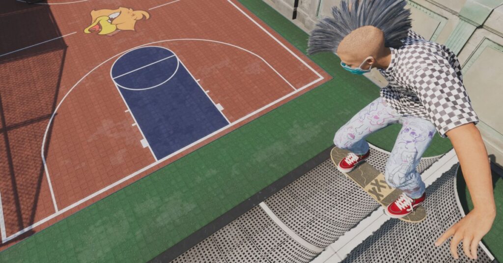 Come trasferimento di spina dorsale disossato tra i tribunali in Pro Skater 4 di Tony Hawk