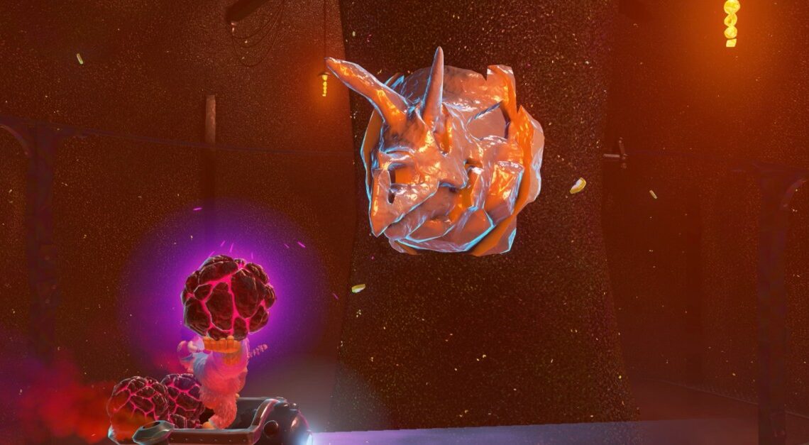 Luoghi fossili a strati canyon in Donkey Kong Banza