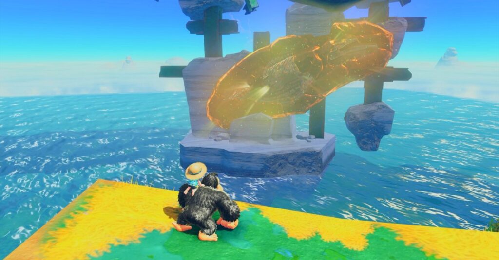 Posizioni fossili a strato laguna in Donkey Kong Bananza