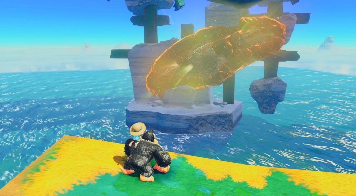 Posizioni fossili a strato laguna in Donkey Kong Bananza